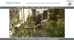 Desktop Screenshot of maisonvelvet.com