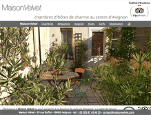 Tablet Screenshot of maisonvelvet.com